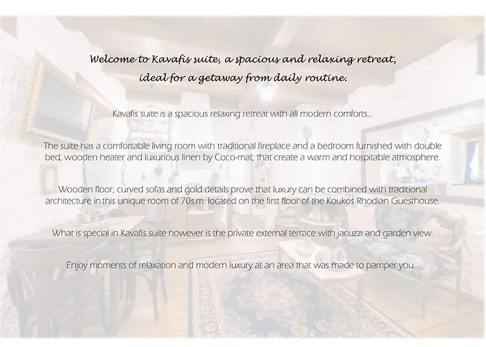 Koukos Rhodian Guesthouse - Adults Only